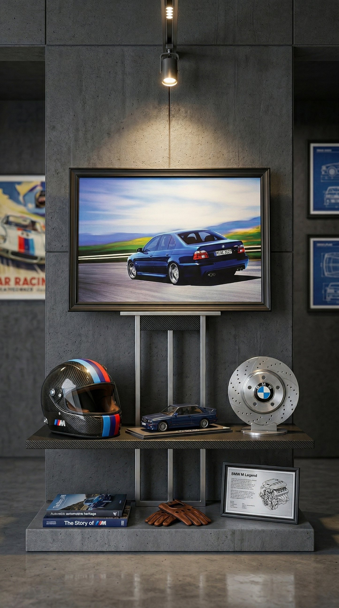BMW E39 M5 Catalog Cover - Orjinal Üretici Görseli 23 Adet Sınırlı Üretim.