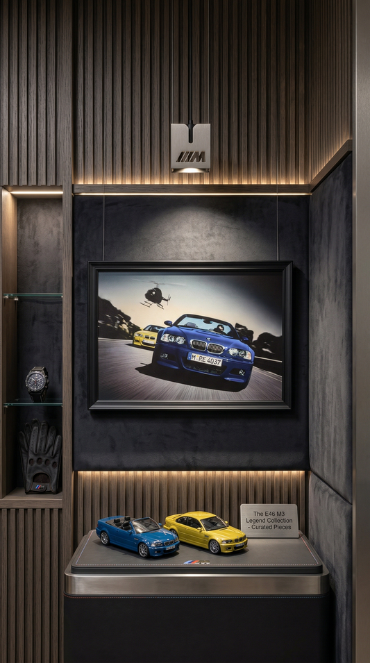BMW E46 M3 Laguna Seca Phoenix Yellow - Orjinal Üretici Görseli 23 Adet Sınırlı Üretim.