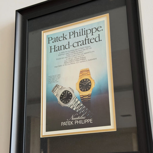 Patek Philippe. Hand-Crafted. Orijinal Dönem Reklamıdır (Sonradan Baskı Değildir)