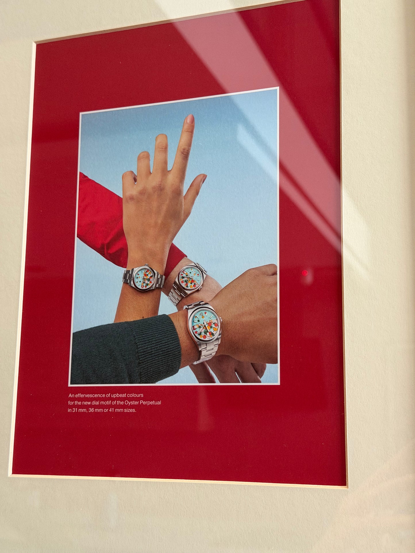Rolex Oyster Perpetual Celebration. Orijinal Dönem Reklamıdır (Sonradan Baskı Değildir)