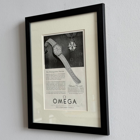 Omega Globemaster Orijinal Dönem Reklamıdır (Sonradan Baskı Değildir).