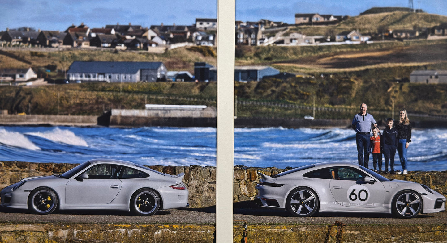 Porsche 911 – The Road Home Orijinal Dönem Çift Sayfa Reklamı (Sonradan Baskı Değildir)