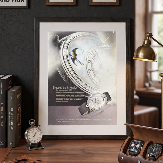 Breguet Orijinal Dönem Reklamıdır (Sonradan Baskı Değildir)