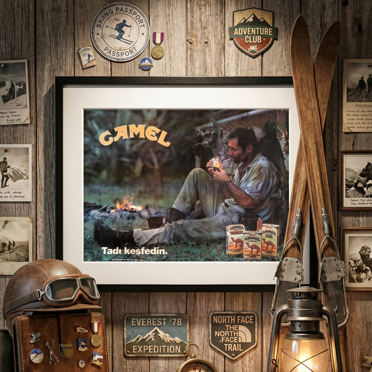 Camel – “Tadı Keşfedin” 1993 Orijinal Türkiye Dönem Reklamıdır (Sonradan Baskı Değildir)