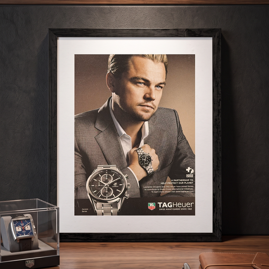 TAG Heuer Carrera “Green Cross” Orijinal Dönem Reklamıdır (Sonradan Baskı Değildir)