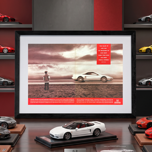 Honda NSX Orijinal Çift Sayfa 1997 Yılı Orijinal Dönem Reklamıdır (Sonradan Baskı Değildir)