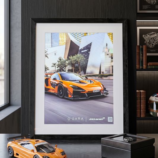 McLaren Senna Orijinal Dergi Reklamıdır (Sonradan Baskı Değildir)