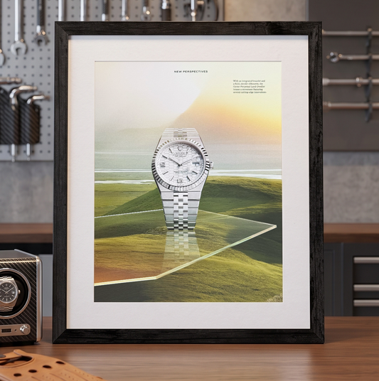 Rolex Oyster Perpetual Land-Dweller “New Perspectives” 2025 İngilizce Orijinal Dergi Reklamıdır (Sonradan Baskı Değildir)