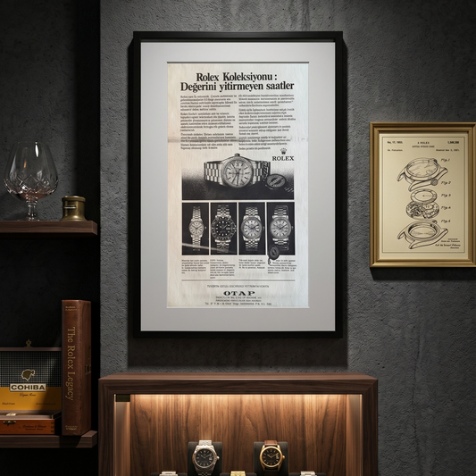 Rolex Koleksiyonu: Değerini Yitirmeyen Saatler. 1981 Yılı Orijinal Türkiye Dönem Reklamıdır (Sonradan Baskı Değildir)