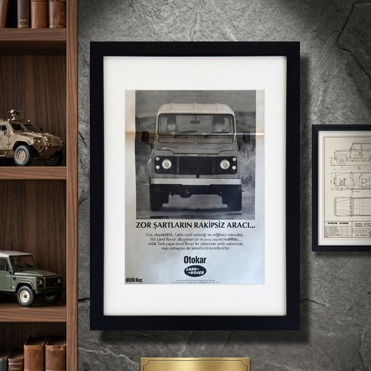 Otokar Land Rover Defender - Orijinal Türkiye Reklam Sayfasıdır (Sonradan Baskı Değildir).
