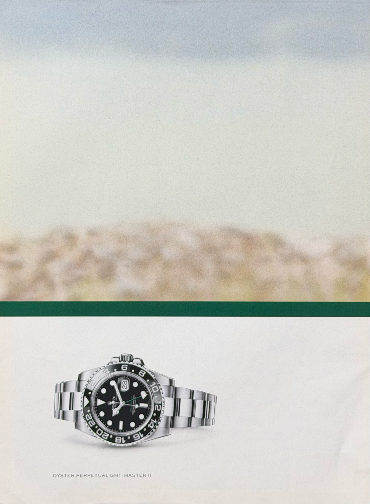 Rolex Oyster Perpetual GMT‑Master II Orijinal Dönem Reklamıdır (Sonradan Baskı Değildir)