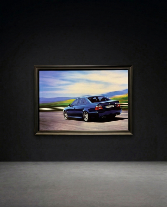 BMW E39 M5 Catalog Cover - Orjinal Üretici Görseli 23 Adet Sınırlı Üretim.