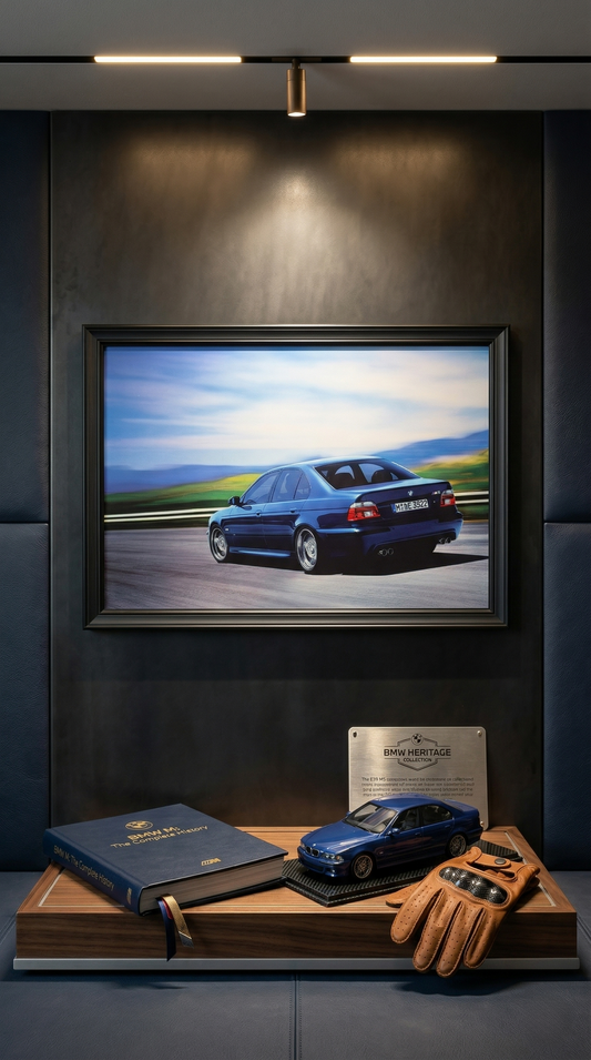 BMW E39 M5 Catalog Cover - Orjinal Üretici Görseli 23 Adet Sınırlı Üretim.