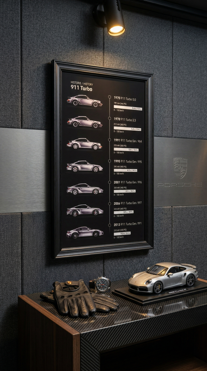 Porsche 911 Turbo Evolution - Orjinal Üretici Görseli 23 Adet Sınırlı Üretim.