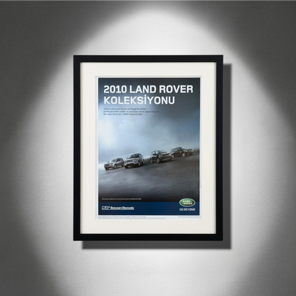 Land Rover – “2010 Koleksiyonu” Orijinal Türkiye Reklam Sayfasıdır (Sonradan Baskı Değildir).