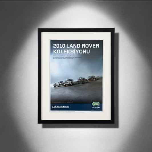 Land Rover – “2010 Koleksiyonu” Orijinal Türkiye Reklam Sayfasıdır (Sonradan Baskı Değildir).