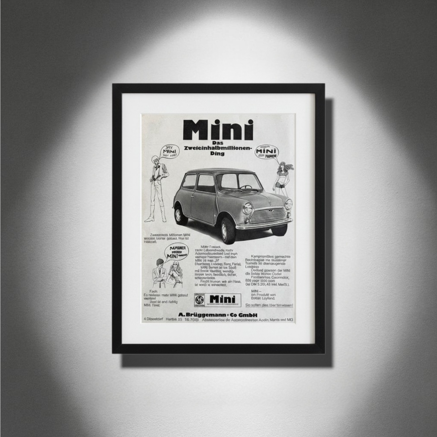 Mini – Orijinal Dönem Reklam Sayfasıdır (Sonradan Baskı Değildir).