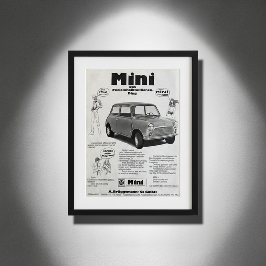 Mini – Orijinal Dönem Reklam Sayfasıdır (Sonradan Baskı Değildir).