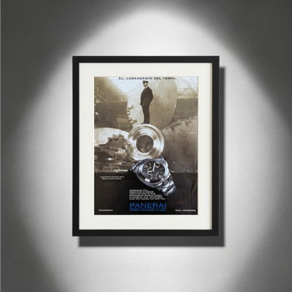 Panerai – Luminor Marina Automatic Orijinal Dönem Reklam Sayfasıdır (Sonradan Baskı Değildir).
