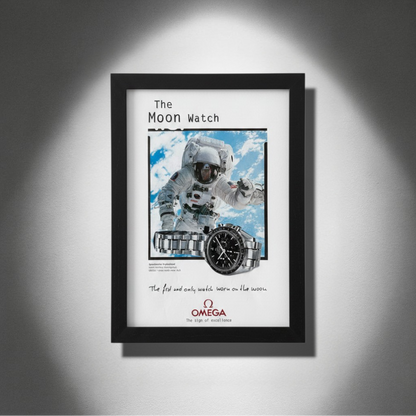 Omega Speedmaster Professional – “The Moon Watch” Orijinal Dönem Reklam Sayfasıdır (Sonradan Baskı Değildir).