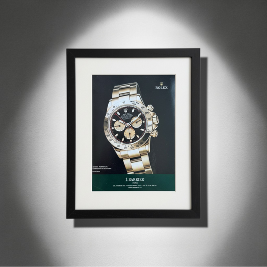 Rolex Oyster Perpetual Cosmograph Daytona Orijinal Dönem Reklam Sayfasıdır (Sonradan Baskı Değildir).