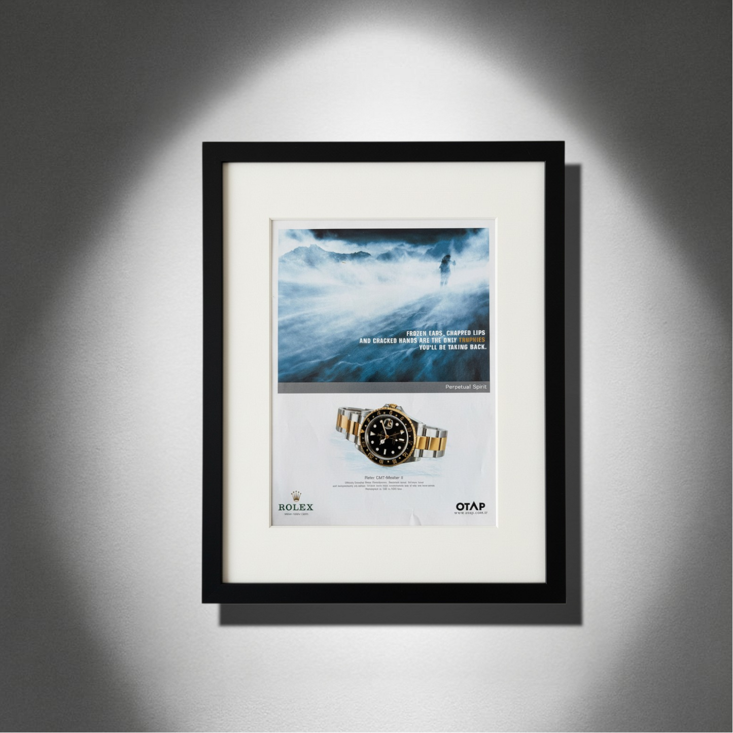 Rolex GMT-Master II Steel Gold – Perpetual Spirit Orijinal Türkiye Reklam Sayfasıdır (Sonradan Baskı Değildir).