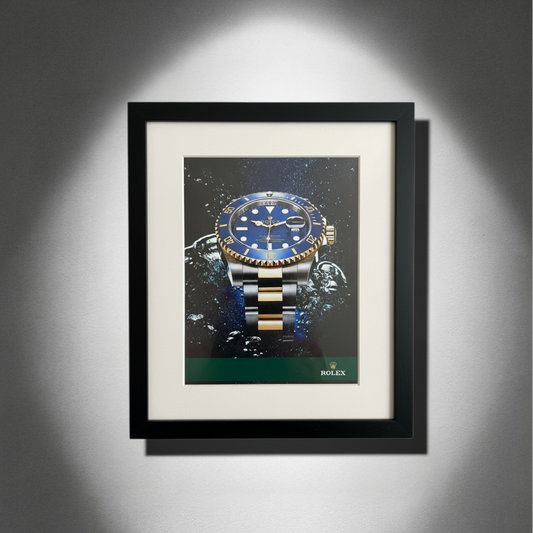 Rolex Submariner “Bluesy” Orijinal Dönem Reklam Görselidir (Sonradan Baskı Değildir).