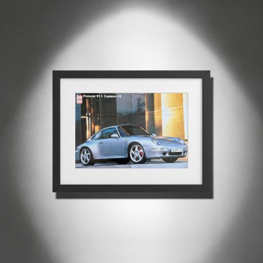 Auto Show Türkiye – Porsche 911 Carrera 4S (993) Orijinal Dergi Posteridir (Sonradan Baskı Değildir).