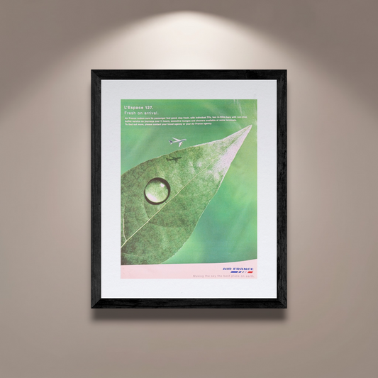 Air France L’Espace 127 Fresh on Arrival Orijinal Dönem Reklamıdır (Sonradan Baskı Değildir)