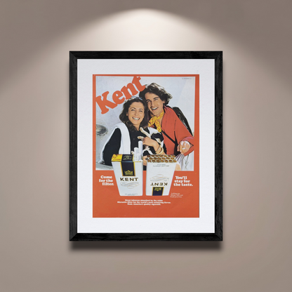 Kent 1979 Vintage İngilizce Orijinal Dönem Reklamıdır (Sonradan Baskı Değildir)