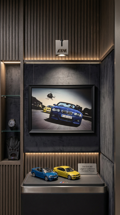 BMW E46 M3 Laguna Seca Phoenix Yellow - Orjinal Üretici Görseli 23 Adet Sınırlı Üretim.