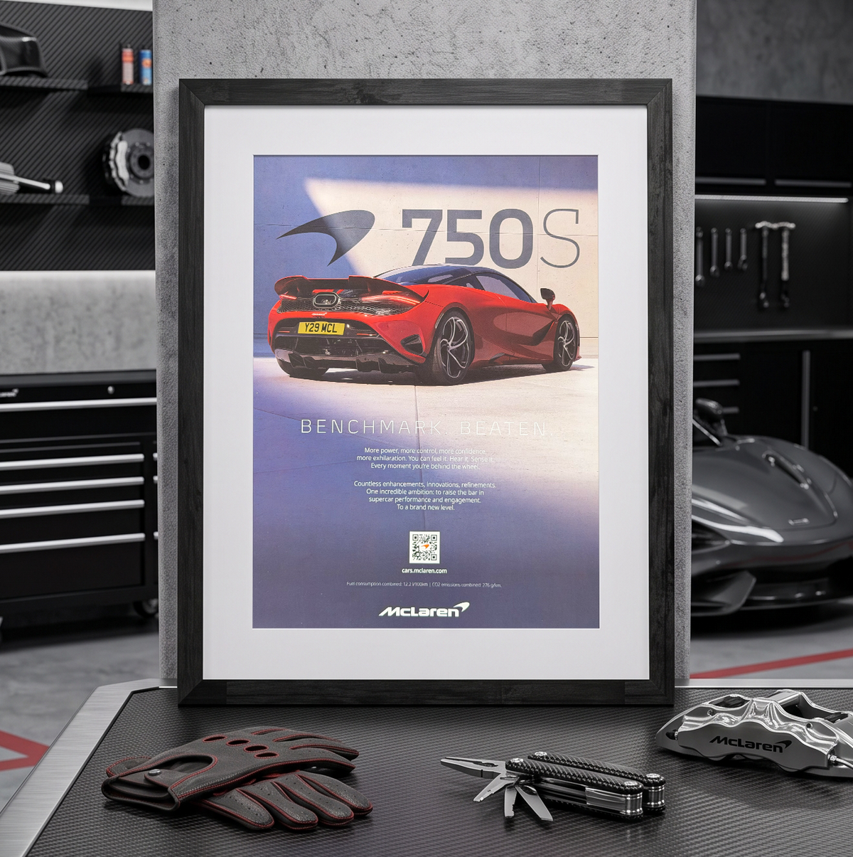 McLaren 750S Orijinal Dergi Reklamıdır (Sonradan Baskı Değildir)