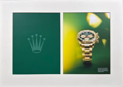 Rolex - The Crown & Daytona Green Dial - Orijinal Dönem Reklamıdır (Sonradan Baskı Degildir)
