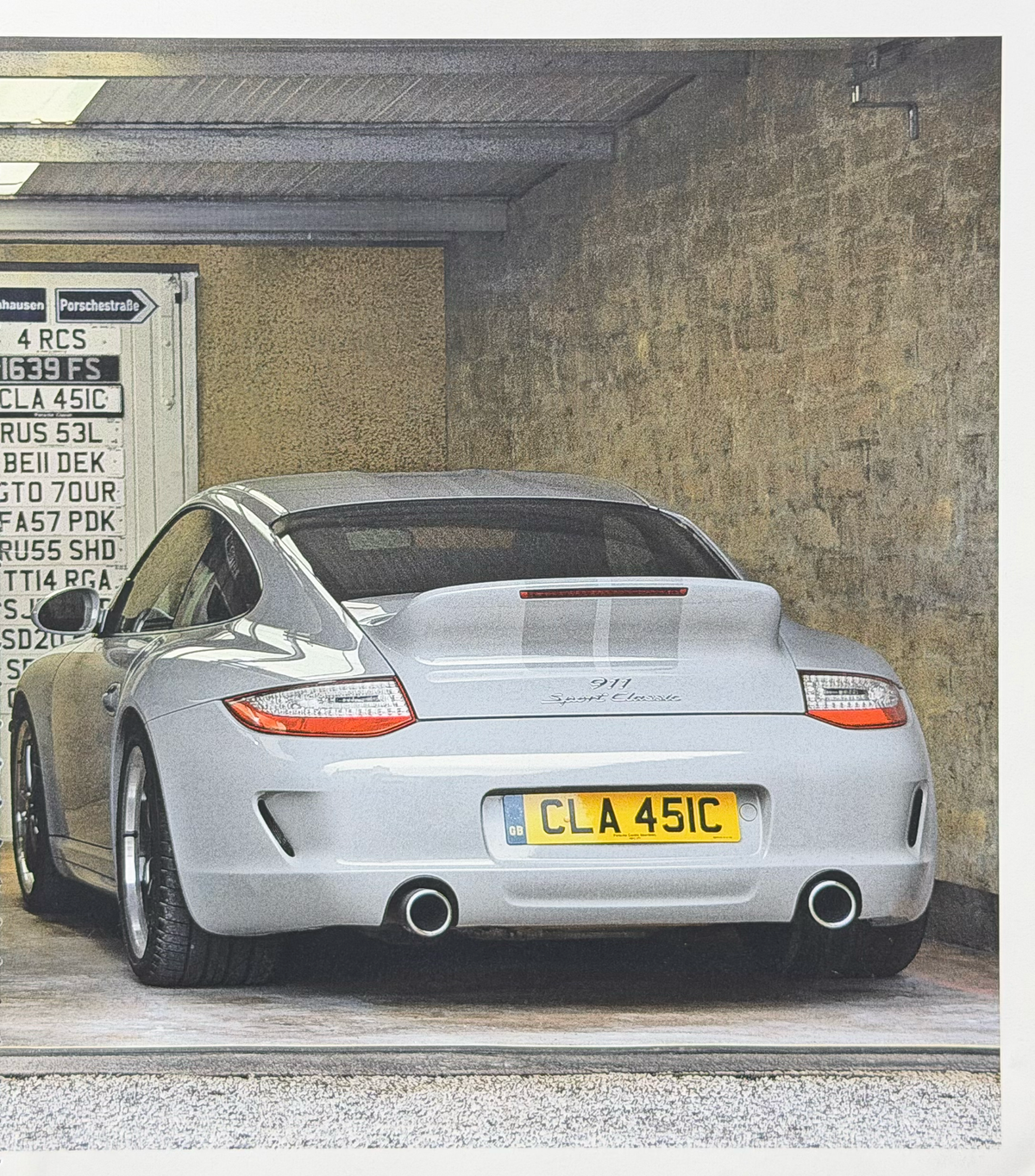 Porsche 911 Sport Classic 997 Orijinal Dergi Görselidir (Sonradan Baskı Değildir)