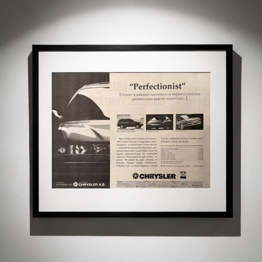 Chrysler Jeep Grand Cherokee – “Perfectionist” 1995 Türkiye Orijinal Dönem Reklamıdır (Sonradan Baskı Değildir).