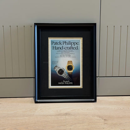 Patek Philippe. Hand-Crafted. Orijinal Dönem Reklamıdır (Sonradan Baskı Değildir)