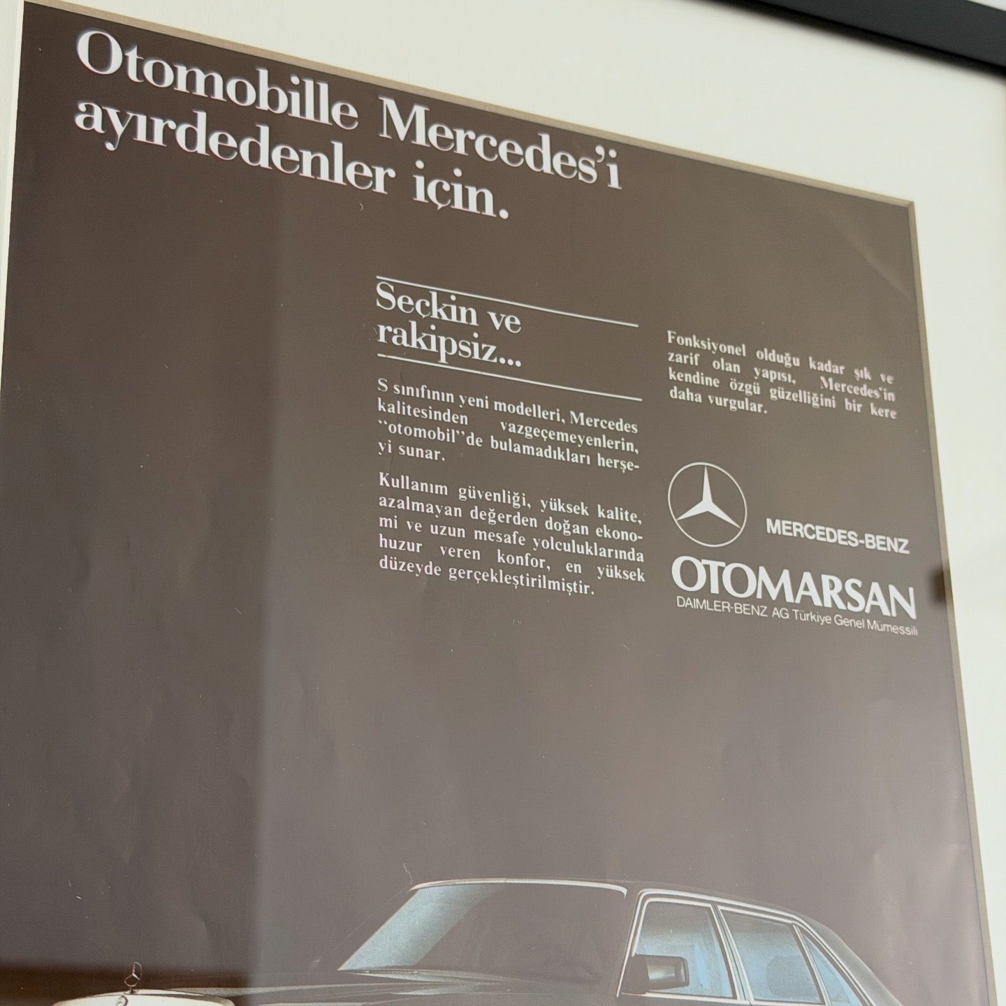 Otomobille Mercedes’i ayırt edenler için. W126