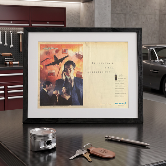Ericsson James Bond “Tomorrow Never Dies” 1997 Türkçe Orijinal Dönem Reklamıdır (Sonradan Baskı Değildir)
