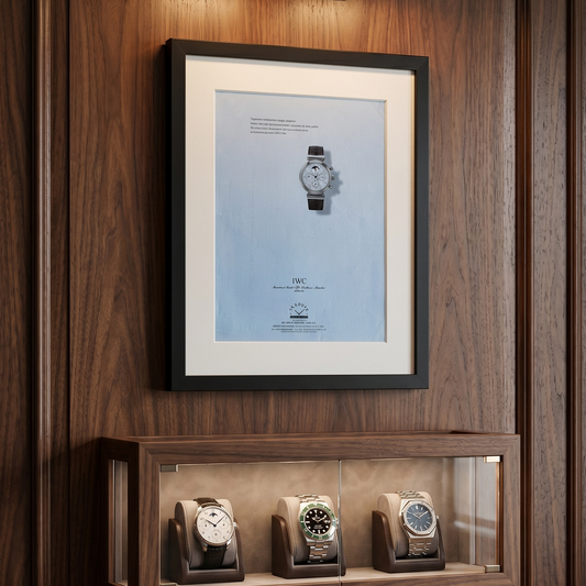 IWC Da Vinci - Orijinal Türkiye Reklam Sayfasıdır (Sonradan Baskı Değildir).