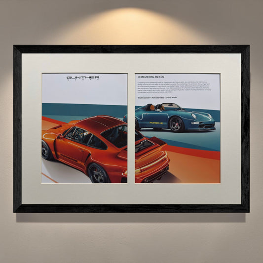 Gunther Werks 911 Remastered  Orijinal Dönem Çift Sayfa Reklamı (Sonradan Baskı Değildir)
