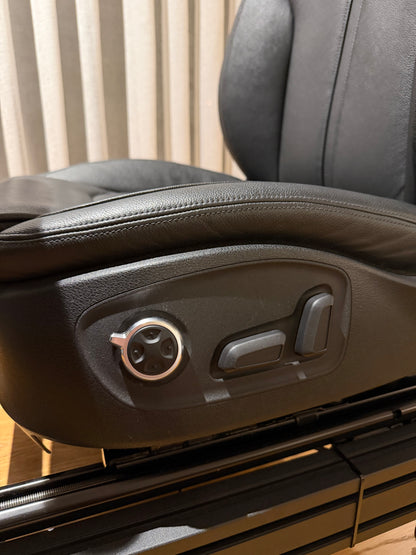 Gerçek otomobil koltuğu + Fanatec + tam ayarlı simülasyon seti