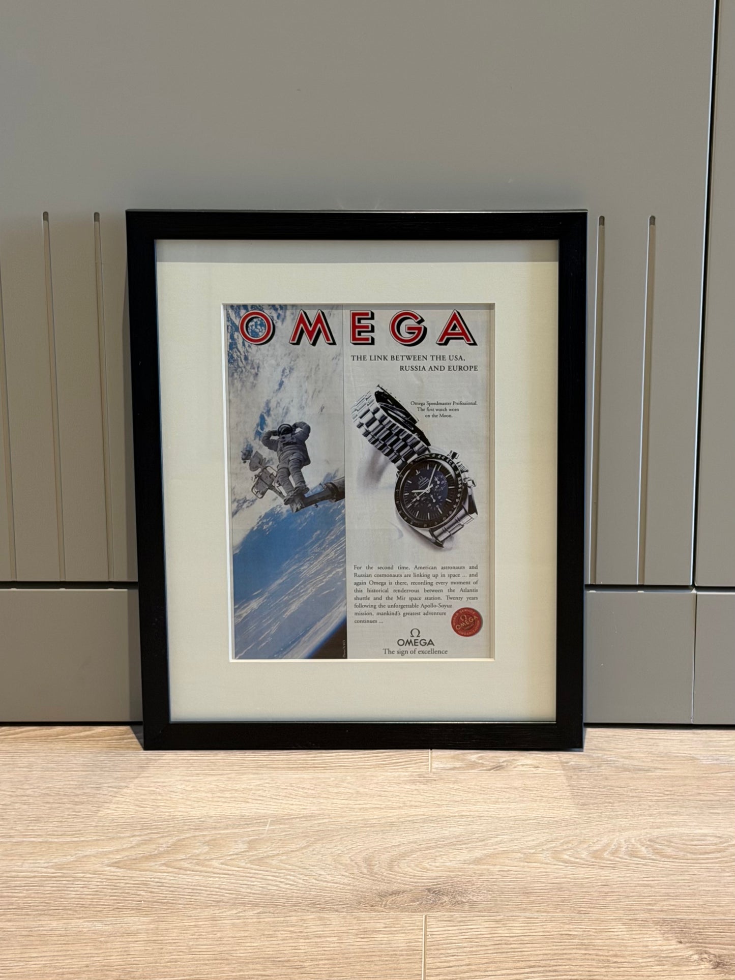 Omega Speedmaster Professionel Moonwatch Vintage Reklamı