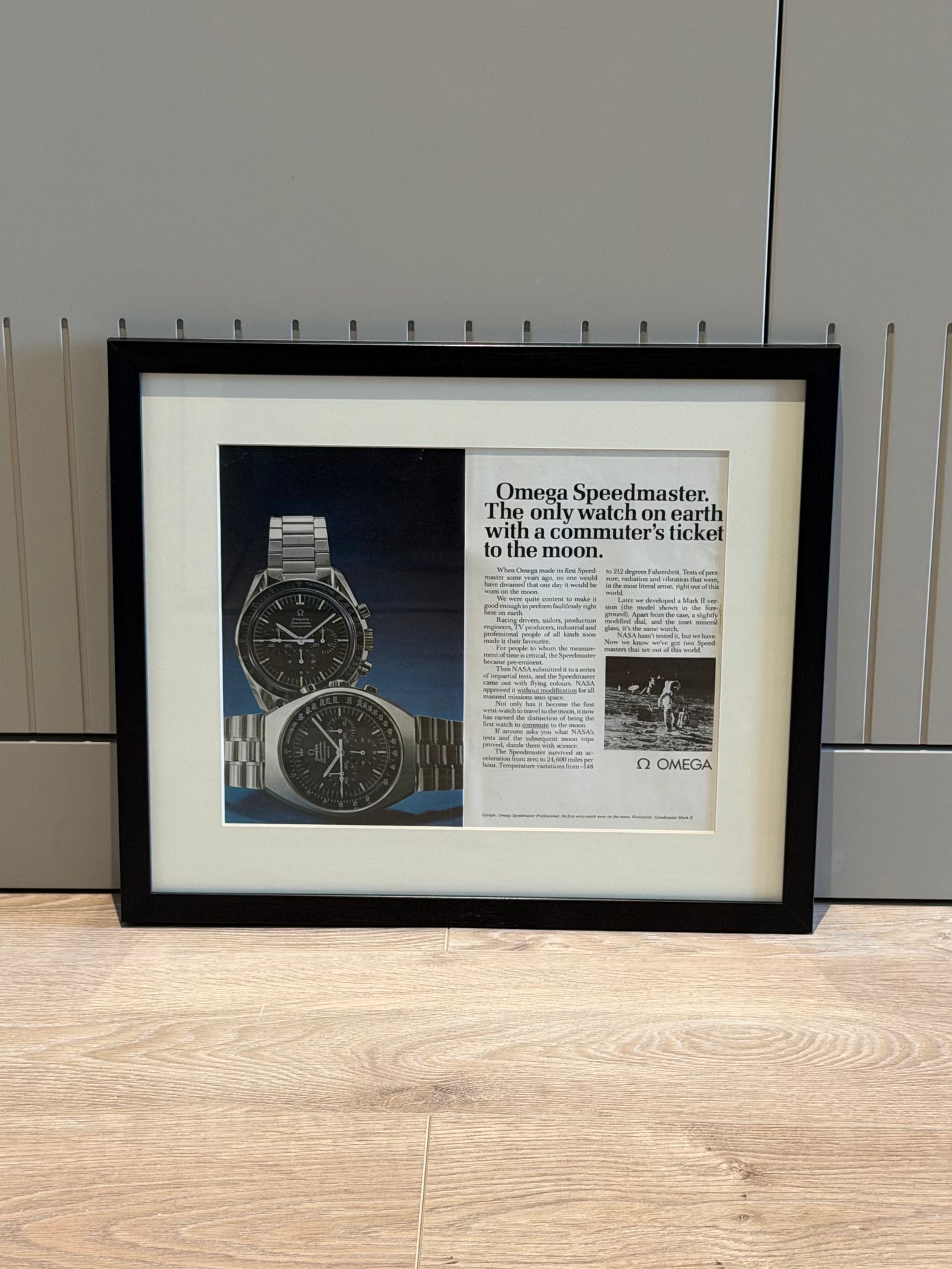 Omega Speedmaster Moonwatch & MK II Orjinal Neo-Vintage Reklamı