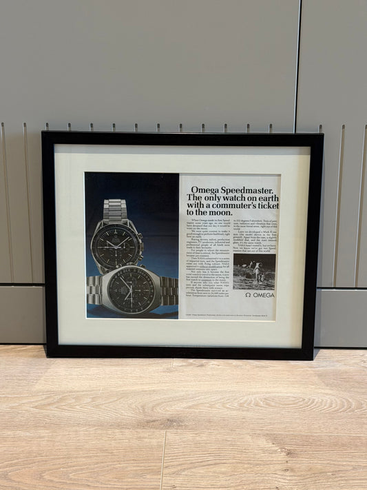 Omega Speedmaster Moonwatch & MK II Orjinal Neo-Vintage Reklamı