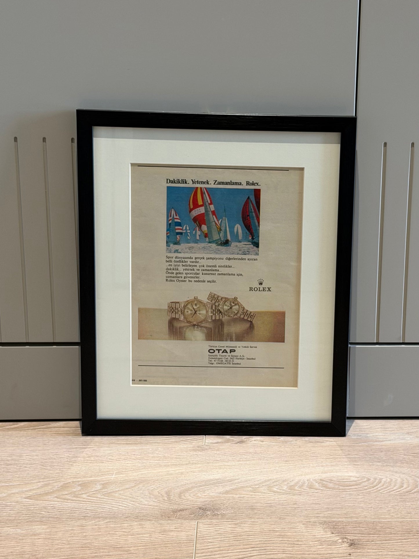 Rolex-Otap Orijinal Vintage Reklamı