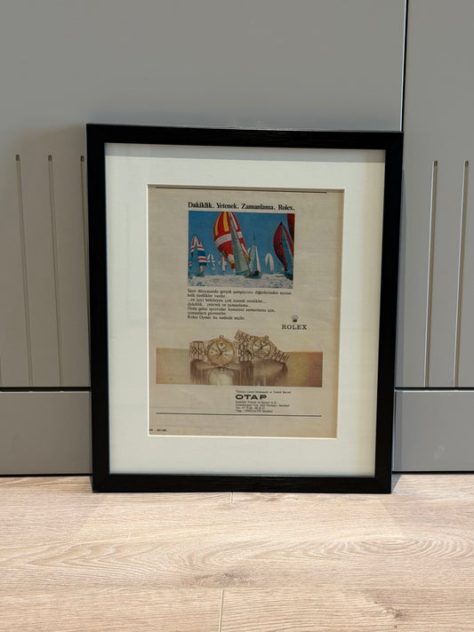 Rolex-Otap Orijinal Vintage Reklamı