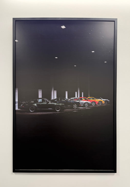 Porsche 911 Turbo jenerasyonları tek bir karede.