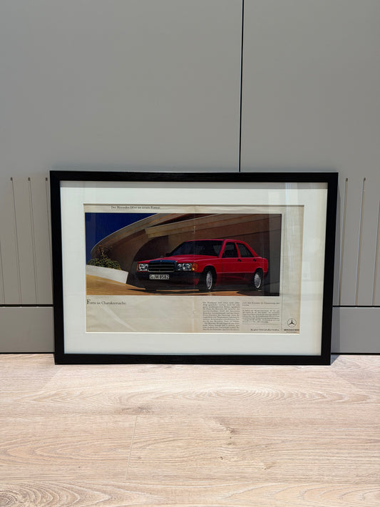 Mercedes-Benz 190E Orjinal Dönem Reklamı– “Form ist Charaktersache”