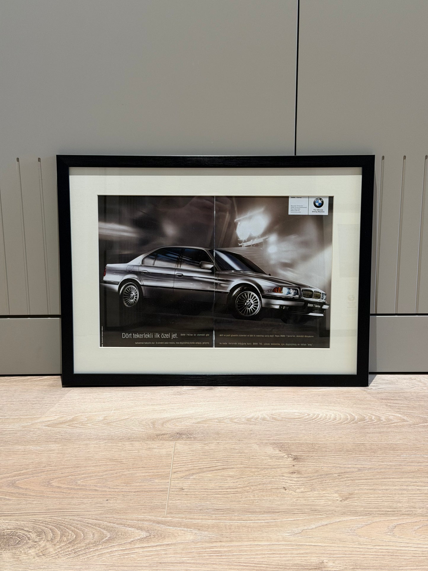 BMW E38 7 Serisi. Dört tekerlekli ilk özel jet