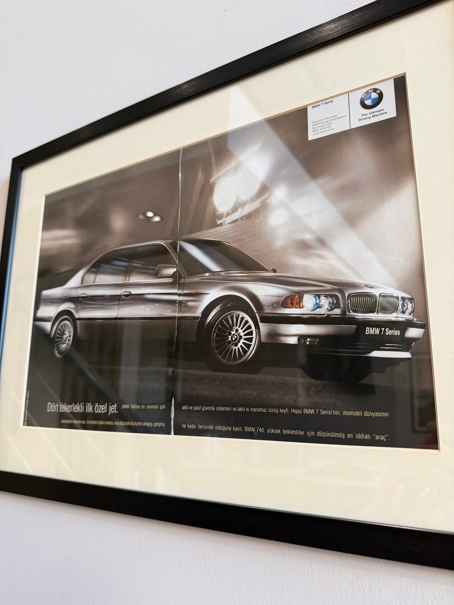 BMW E38 7 Serisi. Dört tekerlekli ilk özel jet